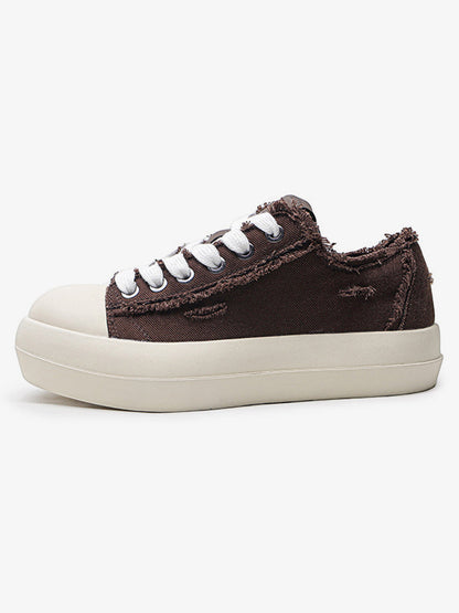 Street Beard Split Hole Sneakers 