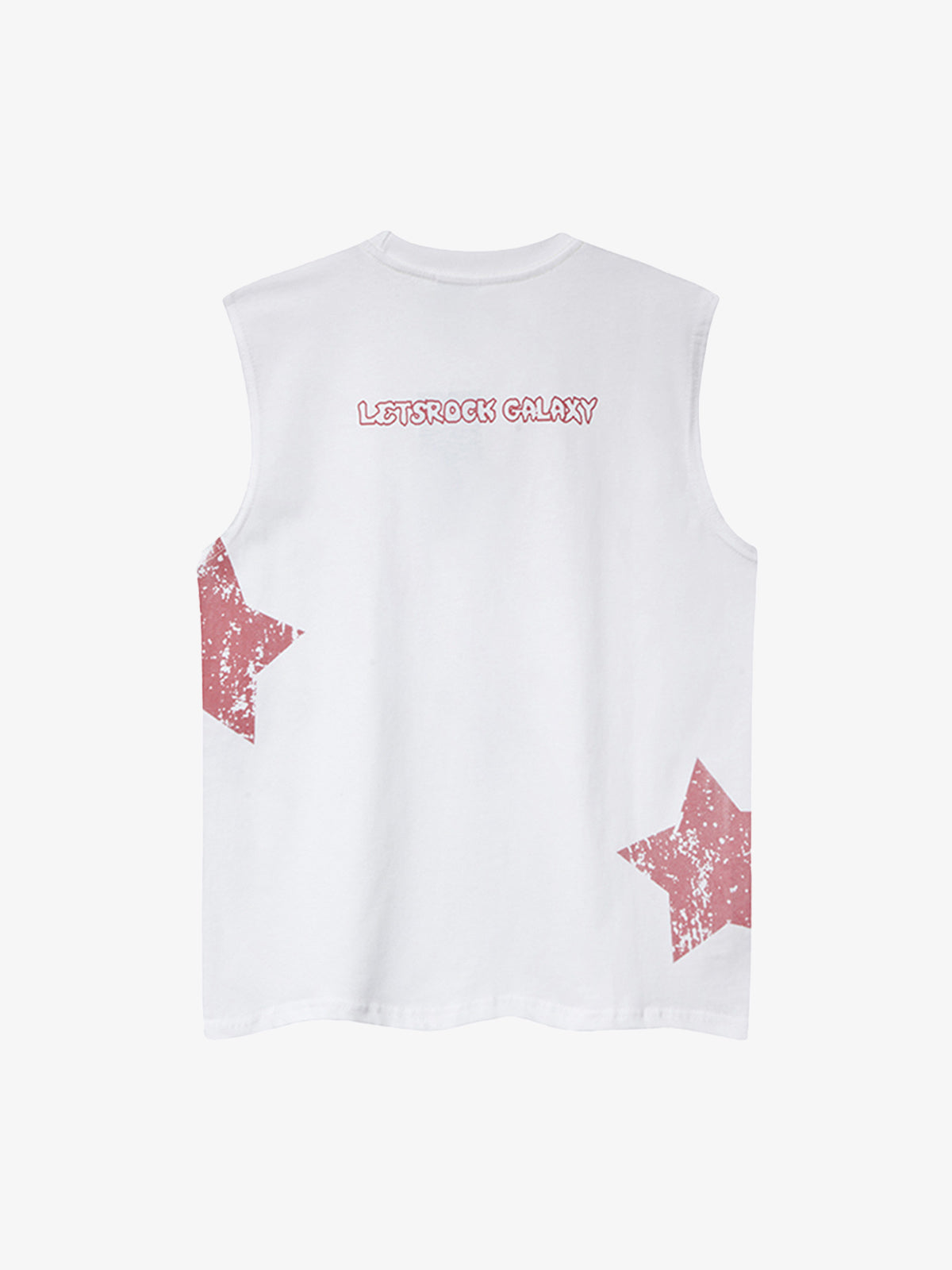 Washed Star Print Vest 