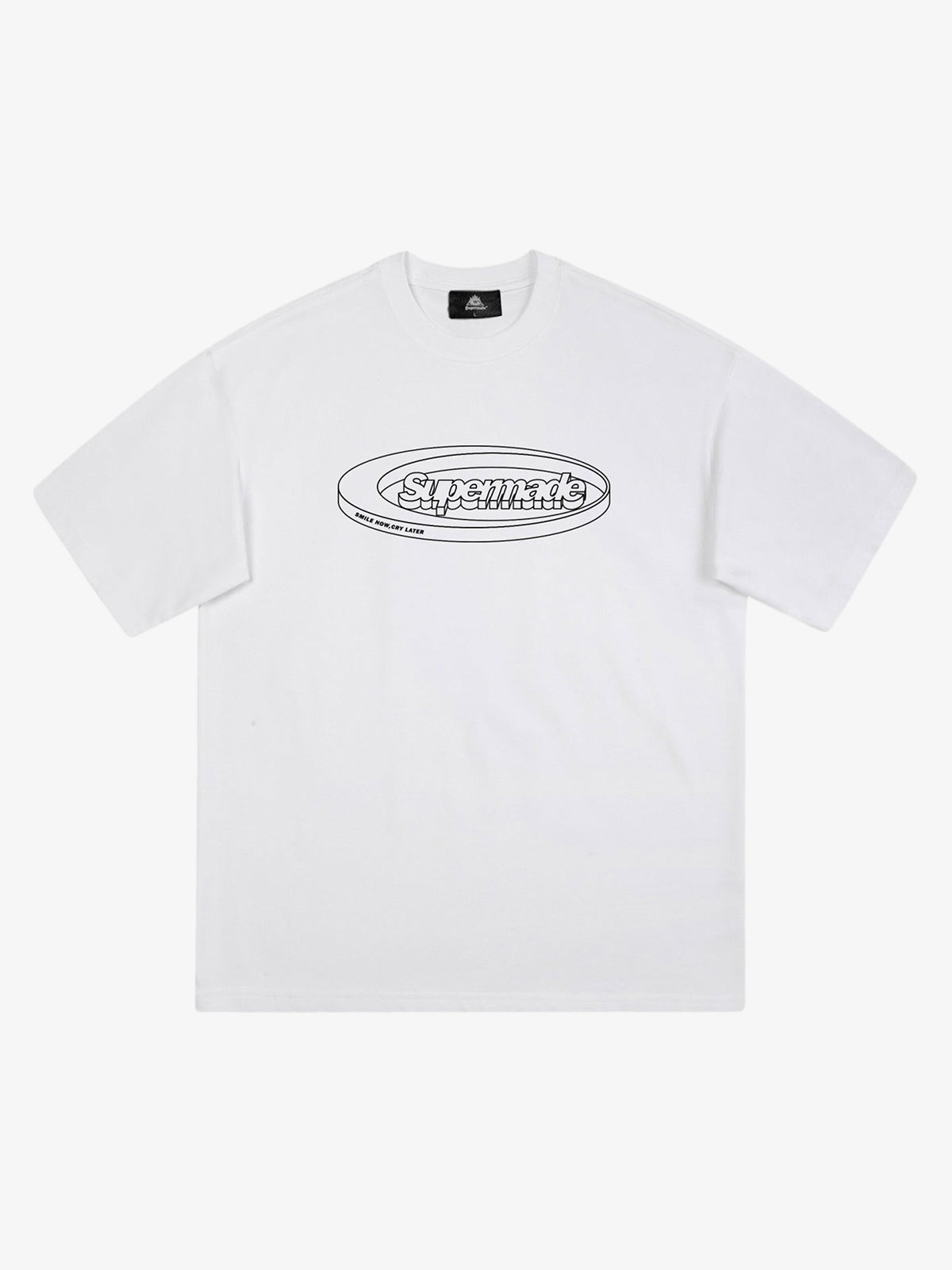 Thesupermade Font Logo Printing T-shirt 