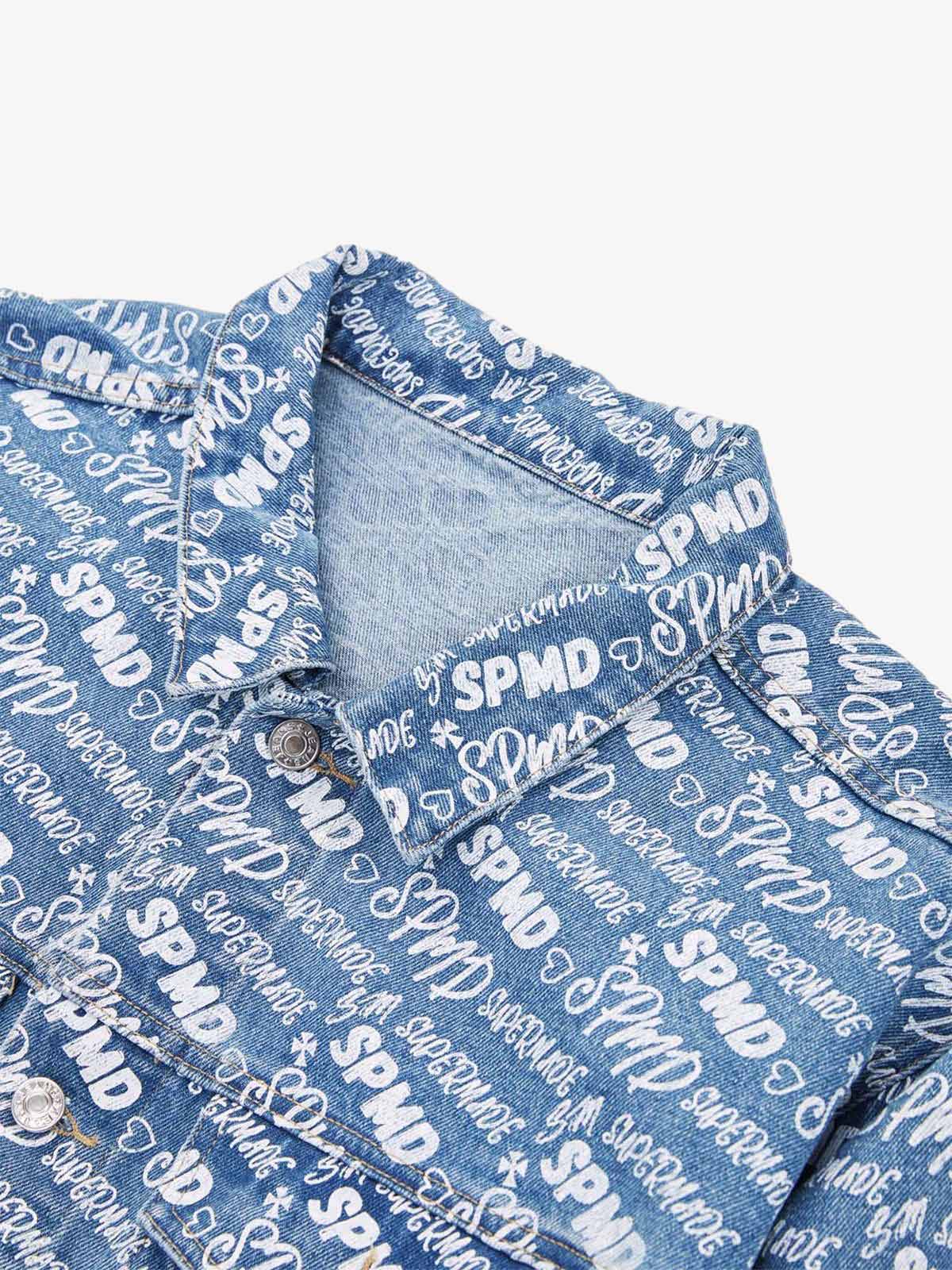 Thesupermade High Street Versatile Denim Set-1719 