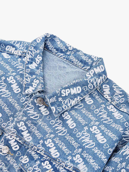 Thesupermade High Street Versatile Denim Set-1719 