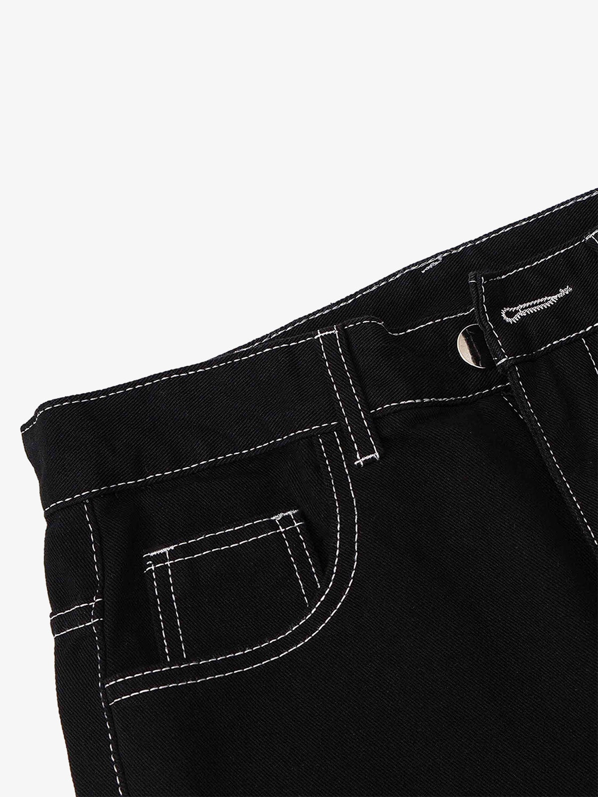 Thesupermade Solid Color Casual Jeans -1224 