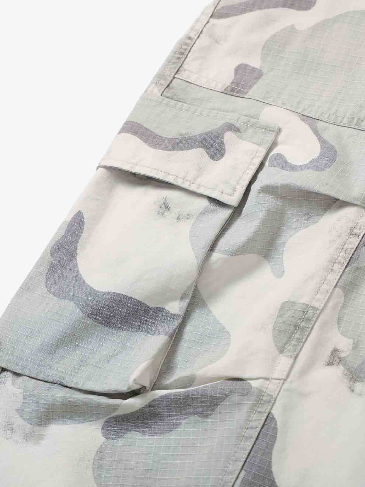 Camouflage Multi-Pocket Cargo Shorts 