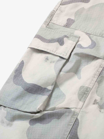 Camouflage Multi-Pocket Cargo Shorts 