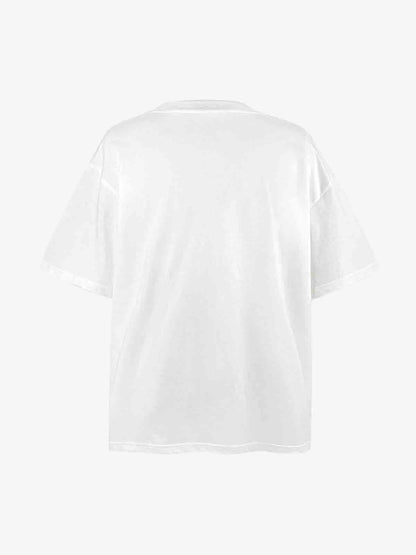 Street Cross Print T-Shirt 