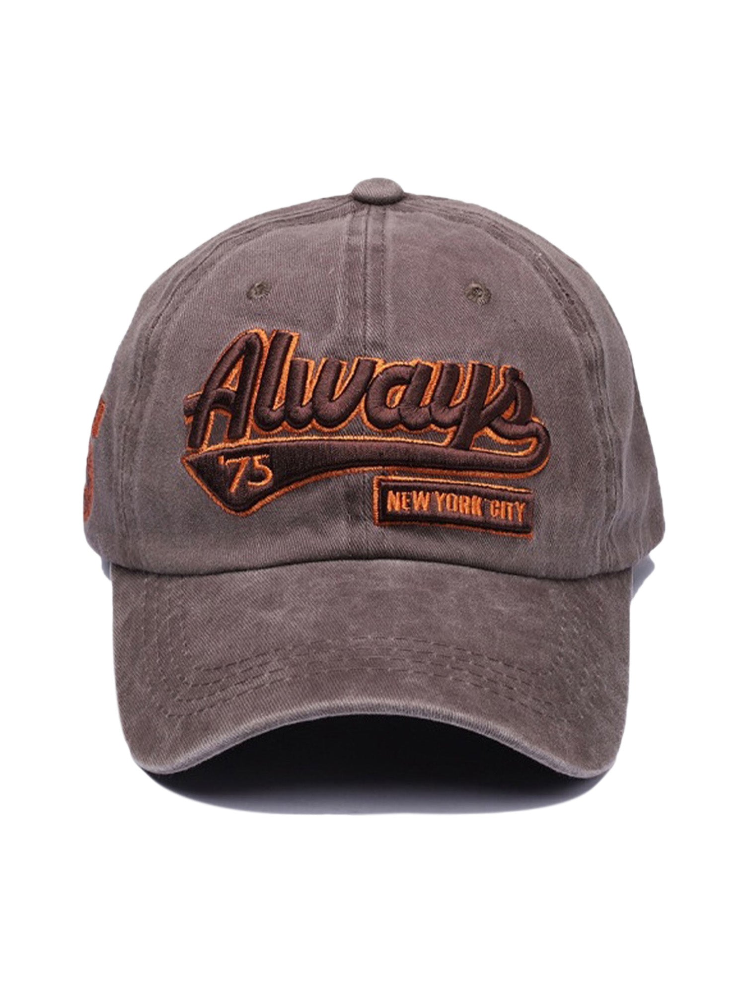 Thesupermade Vintage Embroidered Denim Washed Baseball Cap
