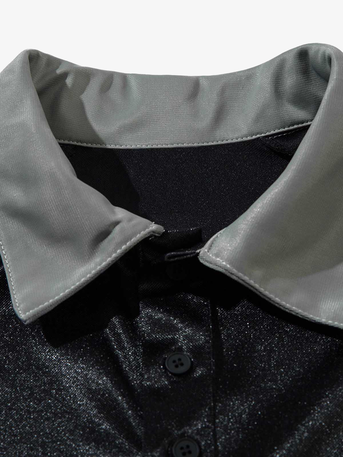 Street Flame Embroidery POLO T-Shirt 