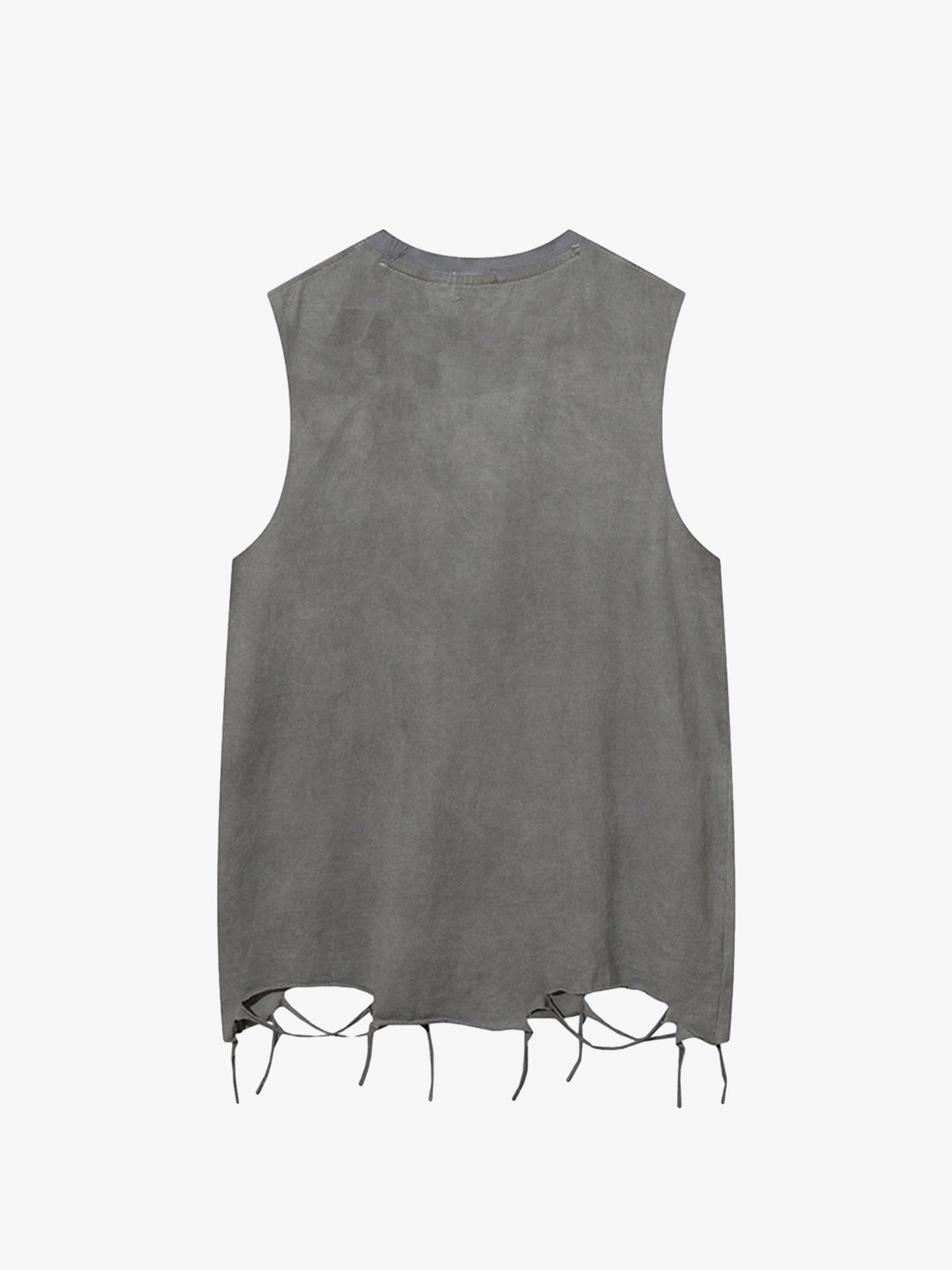 Thesupermade Vintage Necklace Star Print Hip-hop Tank Top - 2070 