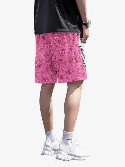 Thesupermade Skull Hand Print Hip-hop Shorts 