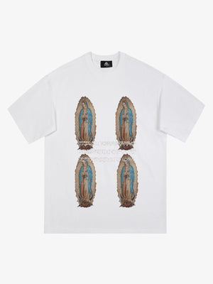 Original Virgin Mary Print T-Shirt 