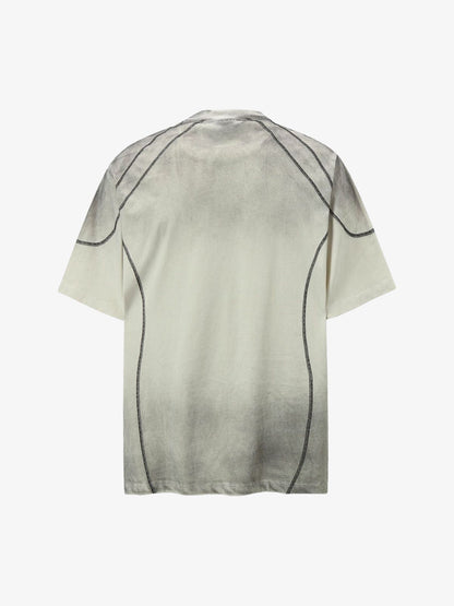 Street Dirty Dyed Gradient Motorcycle T-shirt 