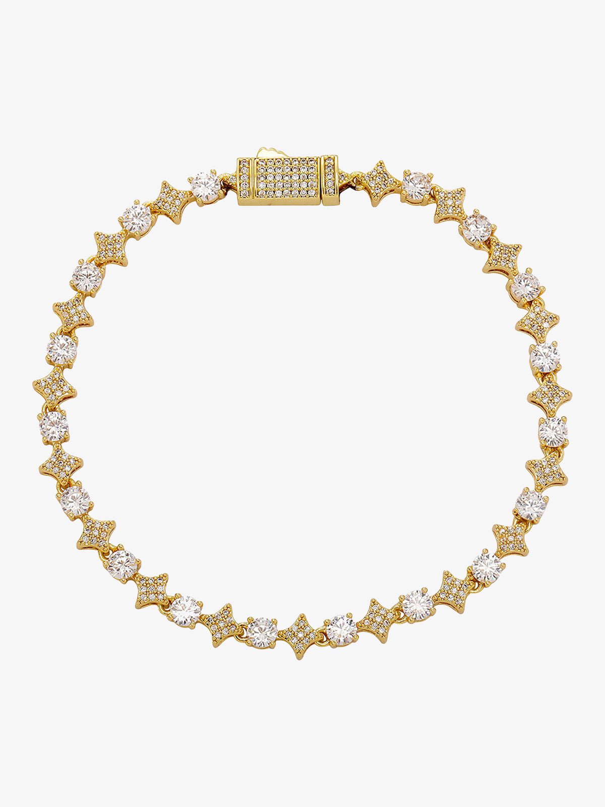 Zircon Star Chian Necklace 