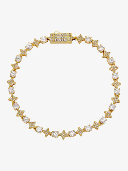 Zircon Star Chian Necklace 