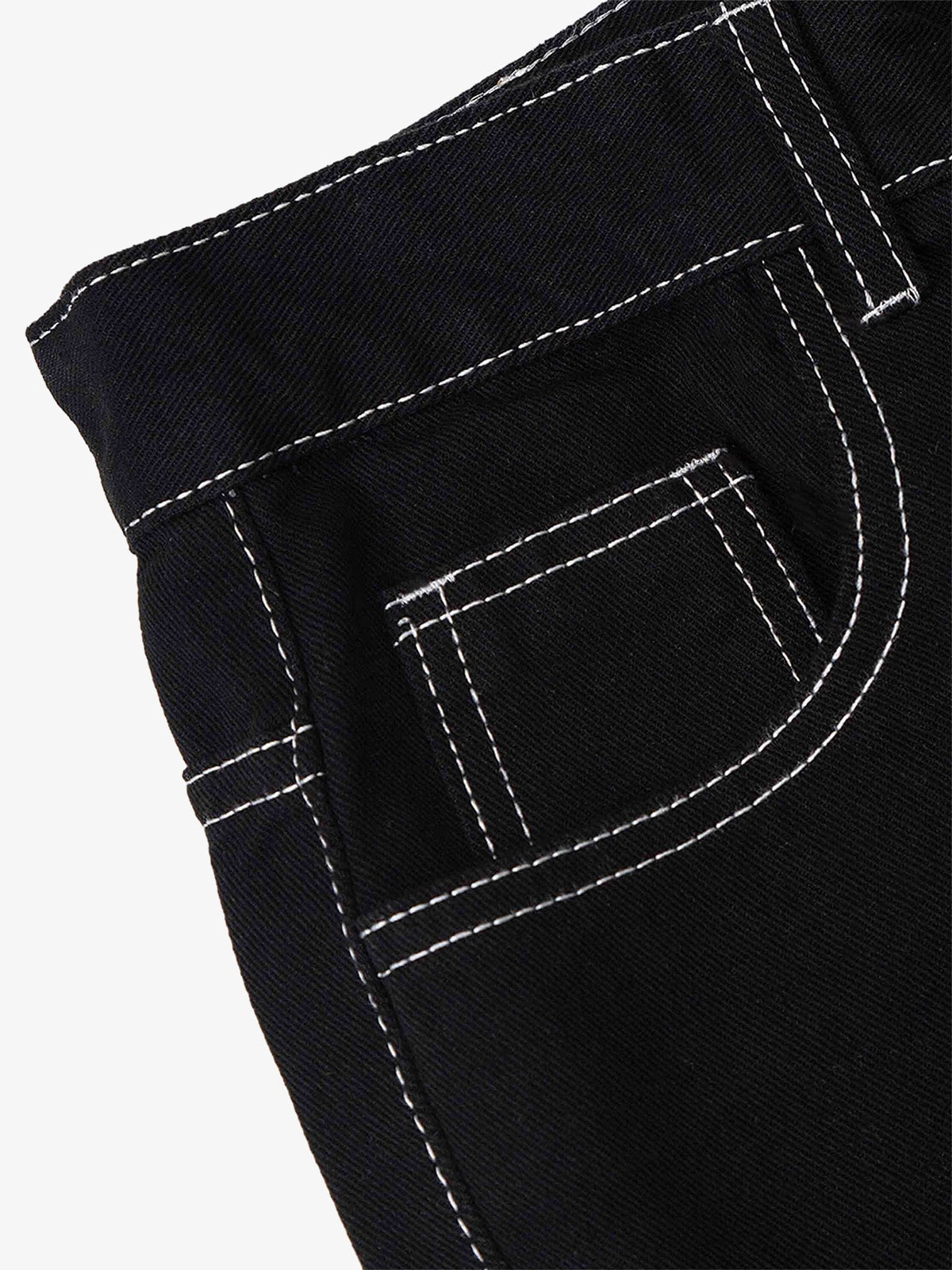 Thesupermade Solid Color Casual Jeans -1224 