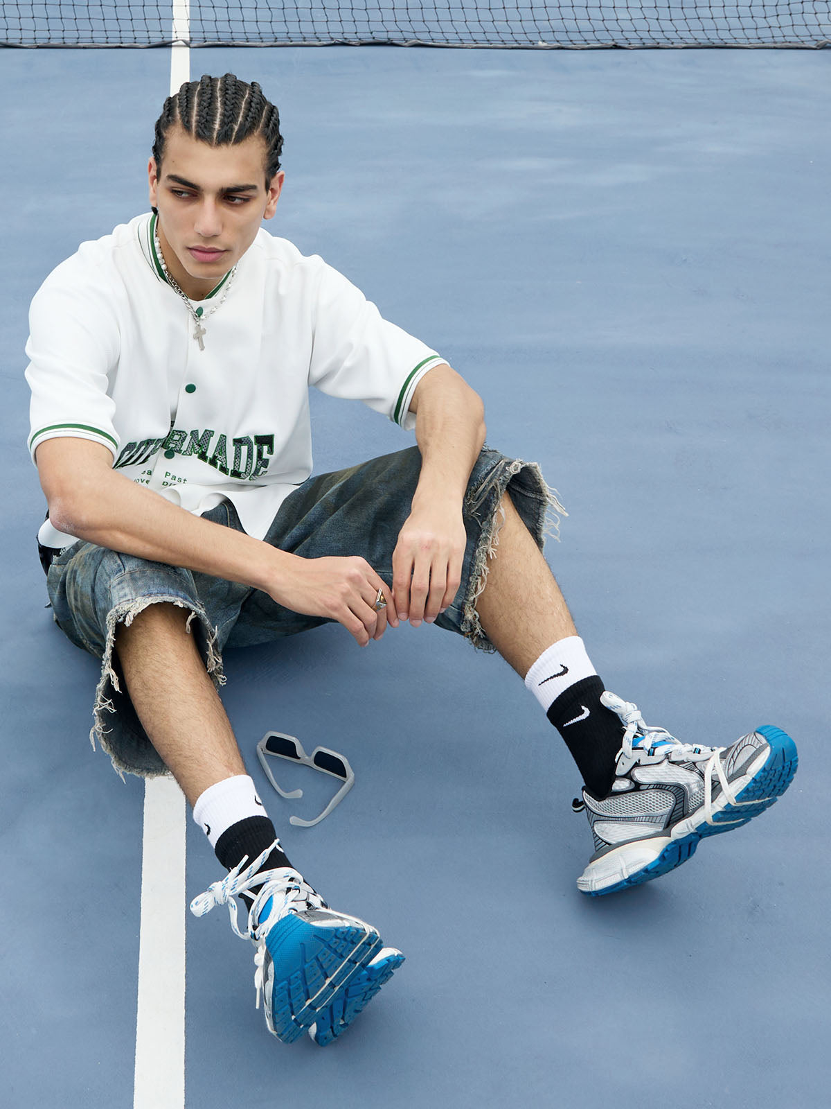 Original Camouflage Spliced Baseball T-Shirt - 2350 