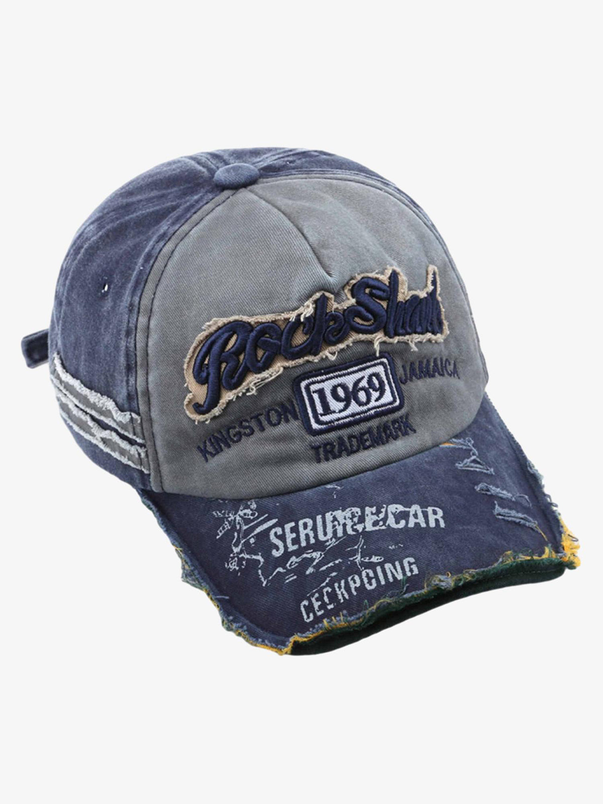 Thesupermade Retro Letter Denim Cap - 2136 