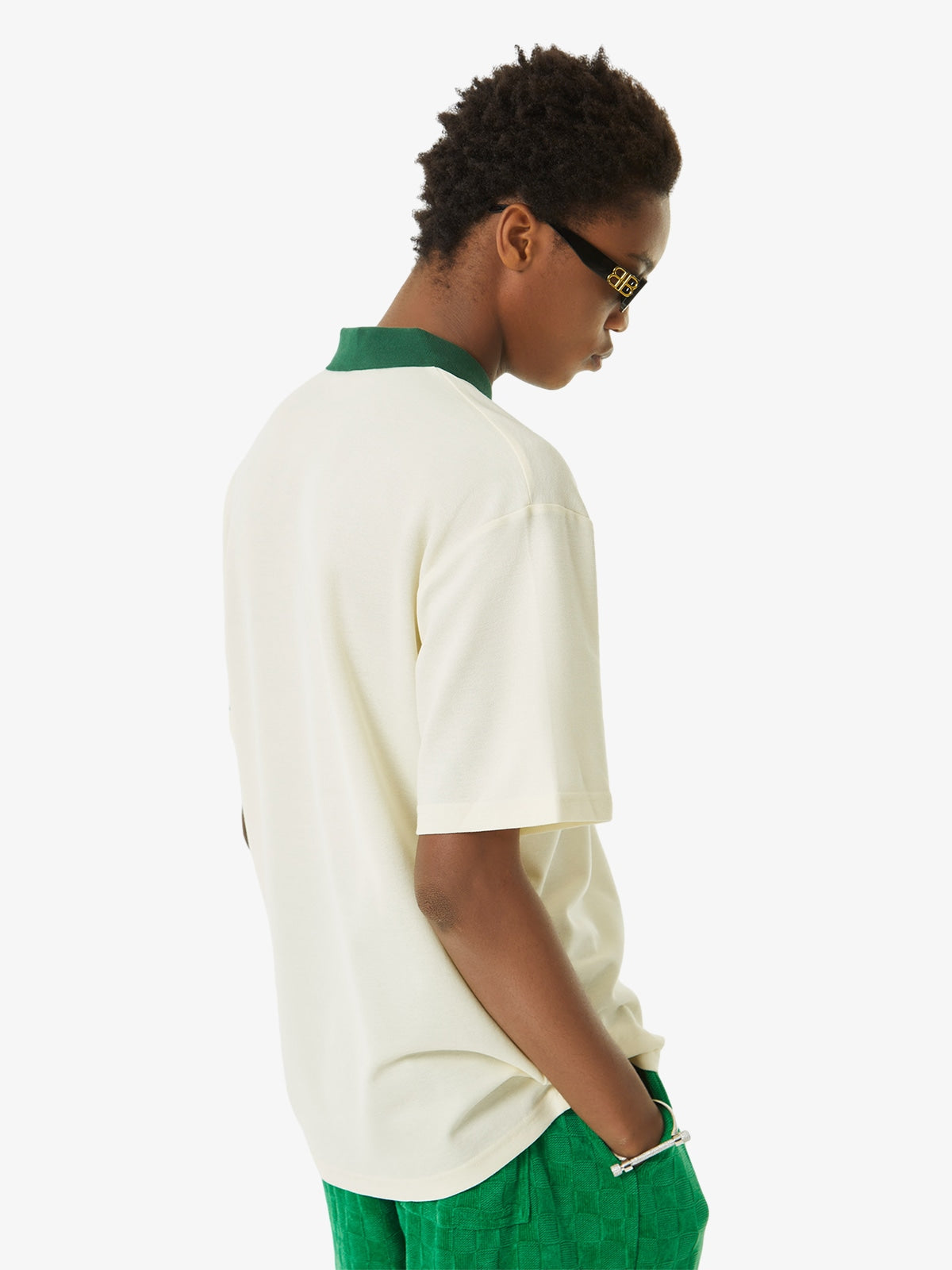 Thesupermade Letter Embroidered Polo Shirt - 1589 
