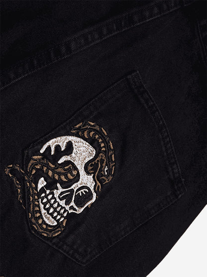 Thesupermade High Street Embroidery Retro Jeans - 1574 