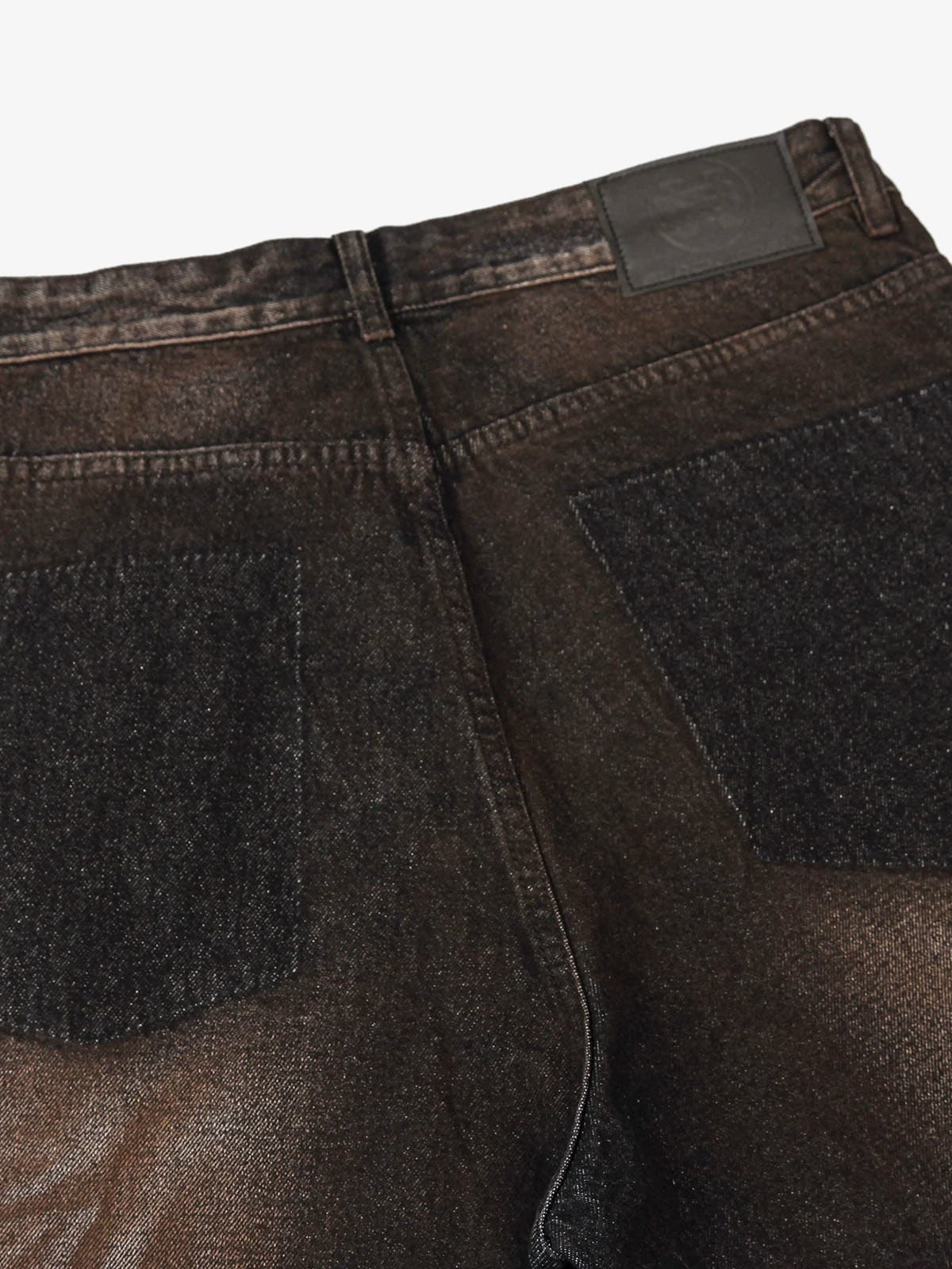 Thesupermade Washed Ripped Baggy Jeans 
