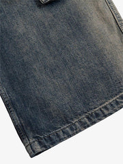 Thesupermade Wide Leg Multi-Pocket Straight Leg Loose Jeans - 1666 