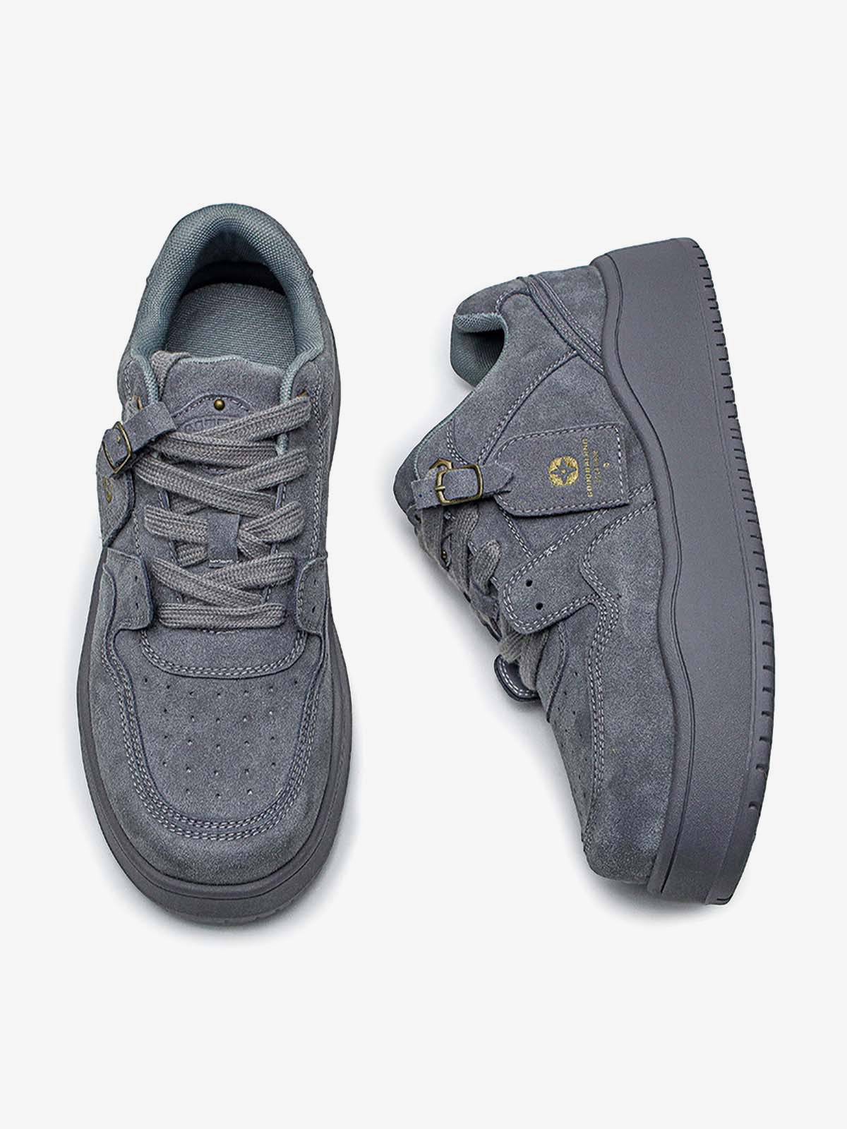 Suede Low-Top Skate Shoes - 2383 