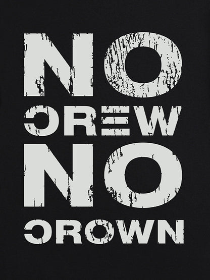 Originl No Crew No Crown Graphic T-Shirt 