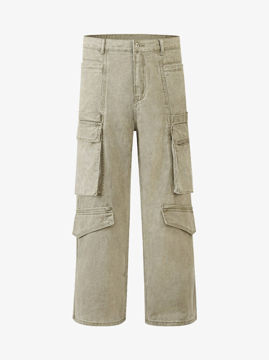 Cotton Multi Pocket Cargo Pants 