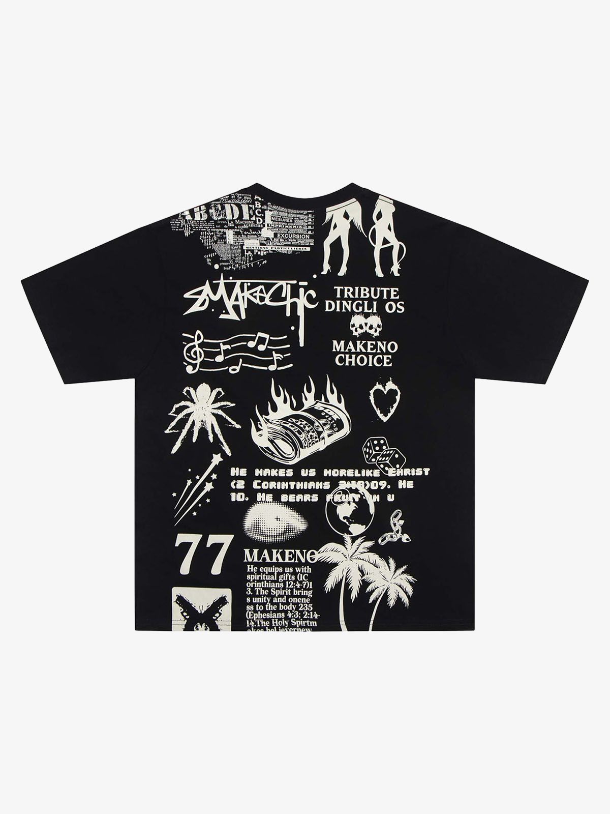Thesupermade High Street Letter Print T-shirt 