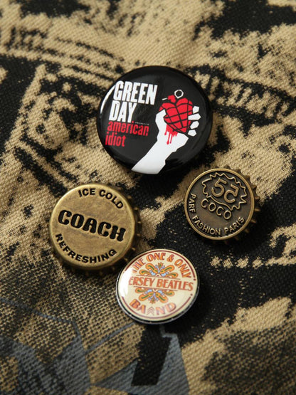 Wasteland Patchwork Graffiti Badge Detroit Jacket 