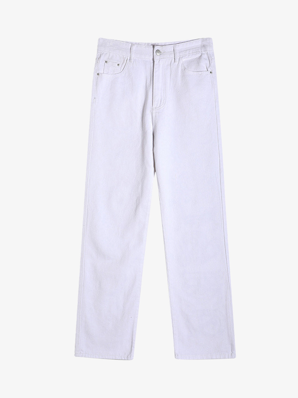 Thesupermade Burning Text Embroidered Letters Jeans -1478 
