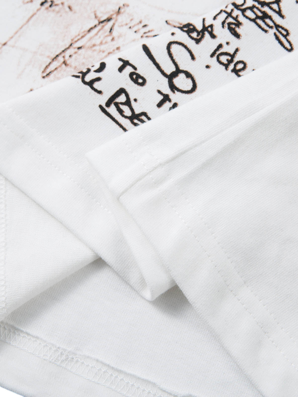 Graffiti Letter Print Oversized T-Shirt - 2417 