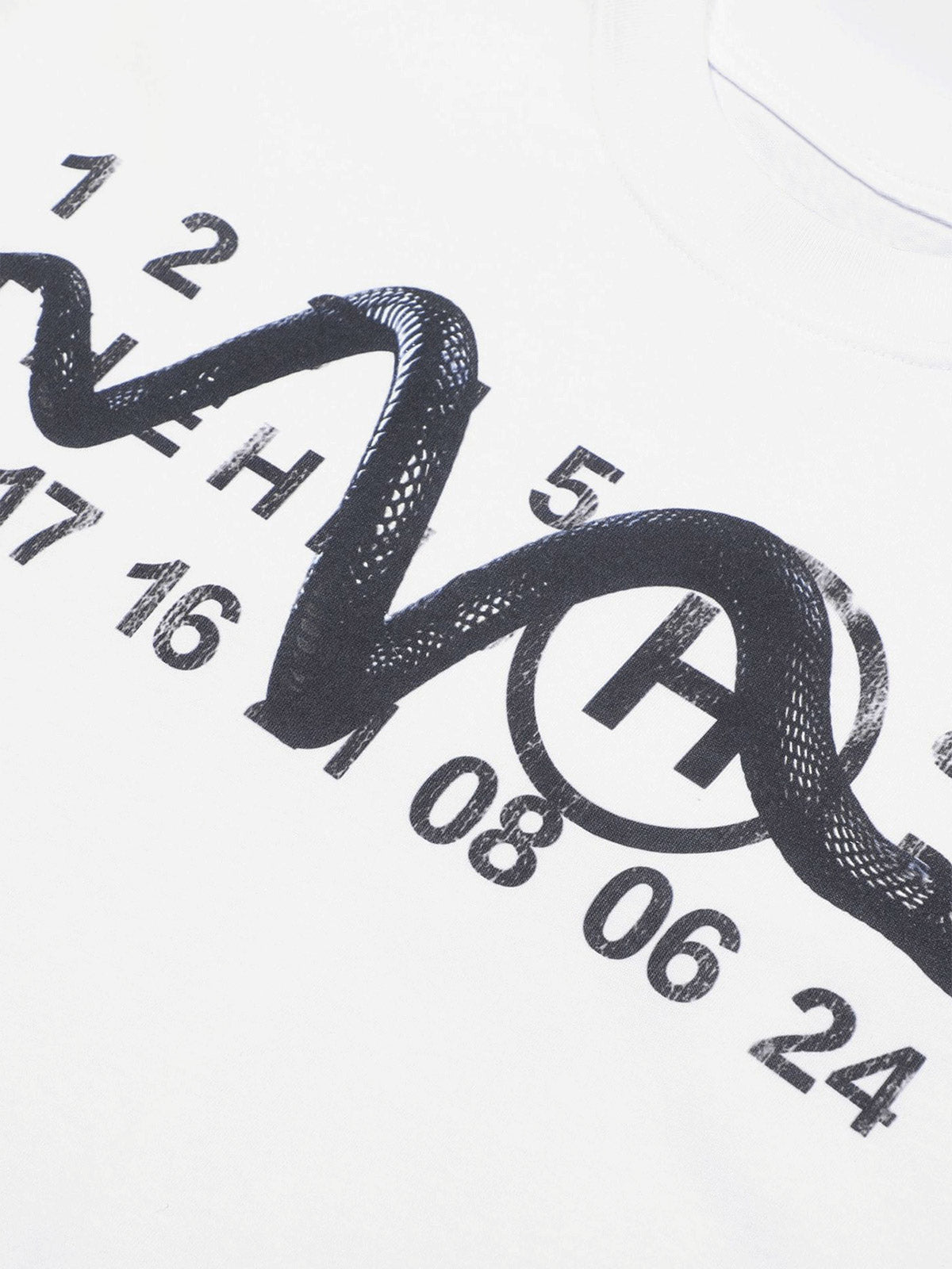 Thesupermade Washed Digital Art Street Rap T-Shirt 