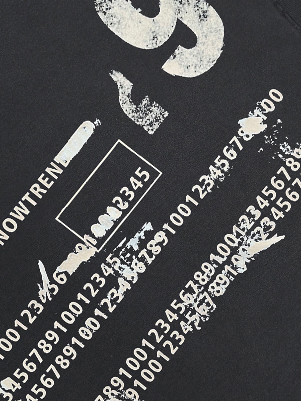 Distressed Digital Print T-shirt 