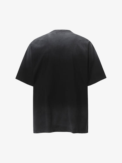 Street Dirty-Dye Distressed Cut Pocket T-shirt 