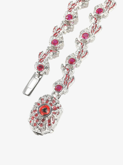 Red Eyes Copper Necklace 