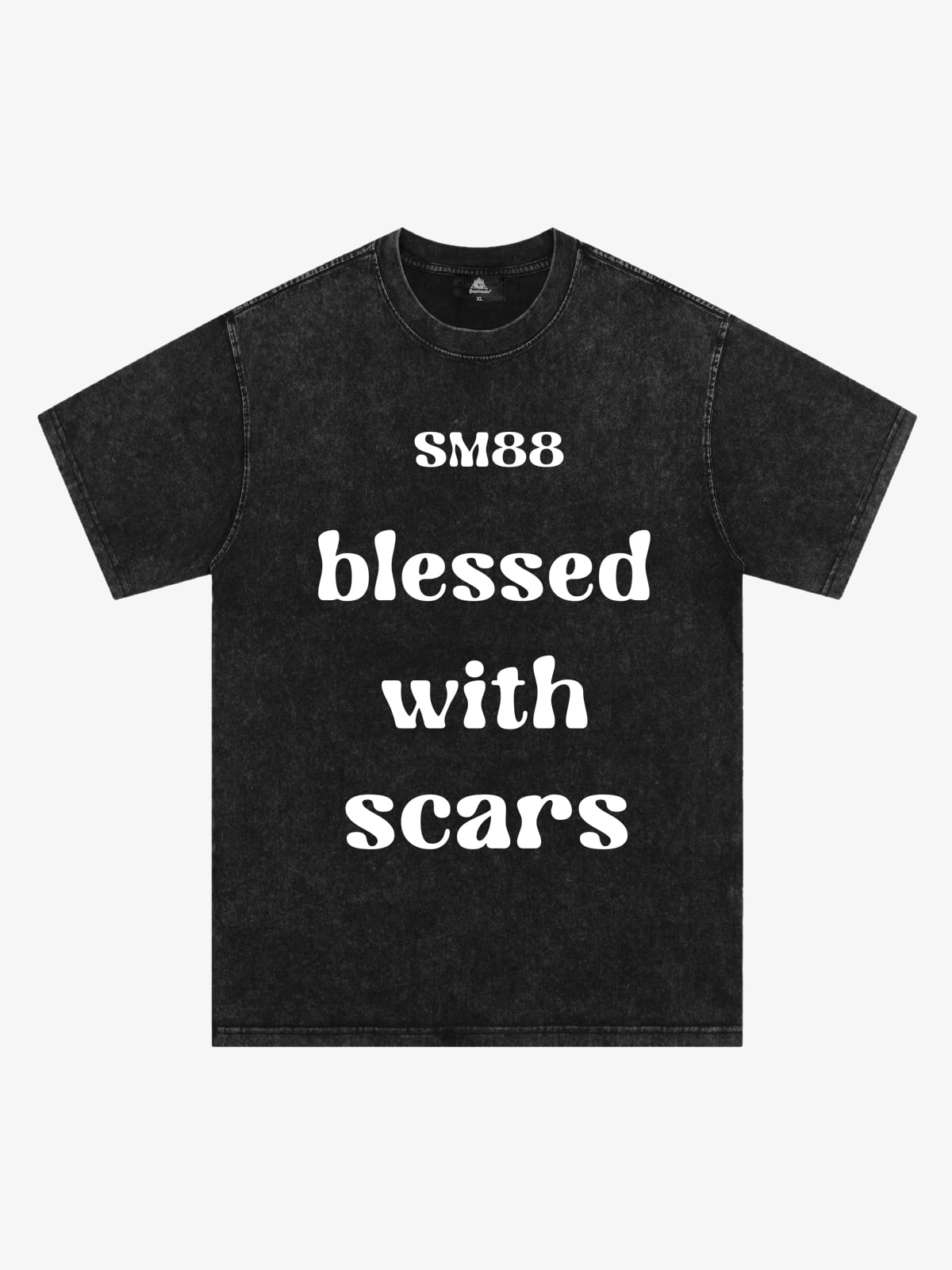 Original "Blessed With Scars" Slogan T-Shirt 