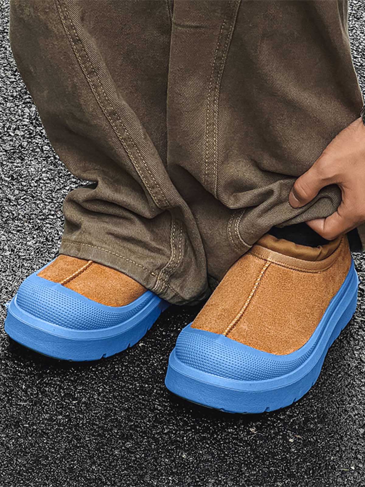 Thesupermade Thick-soled Fleece Fur Snow Boots 