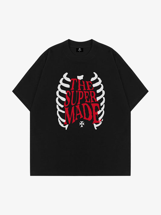 Thesupermade Skull Print T-shirt 