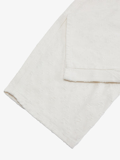 Textured Structured Barrel Jeans 