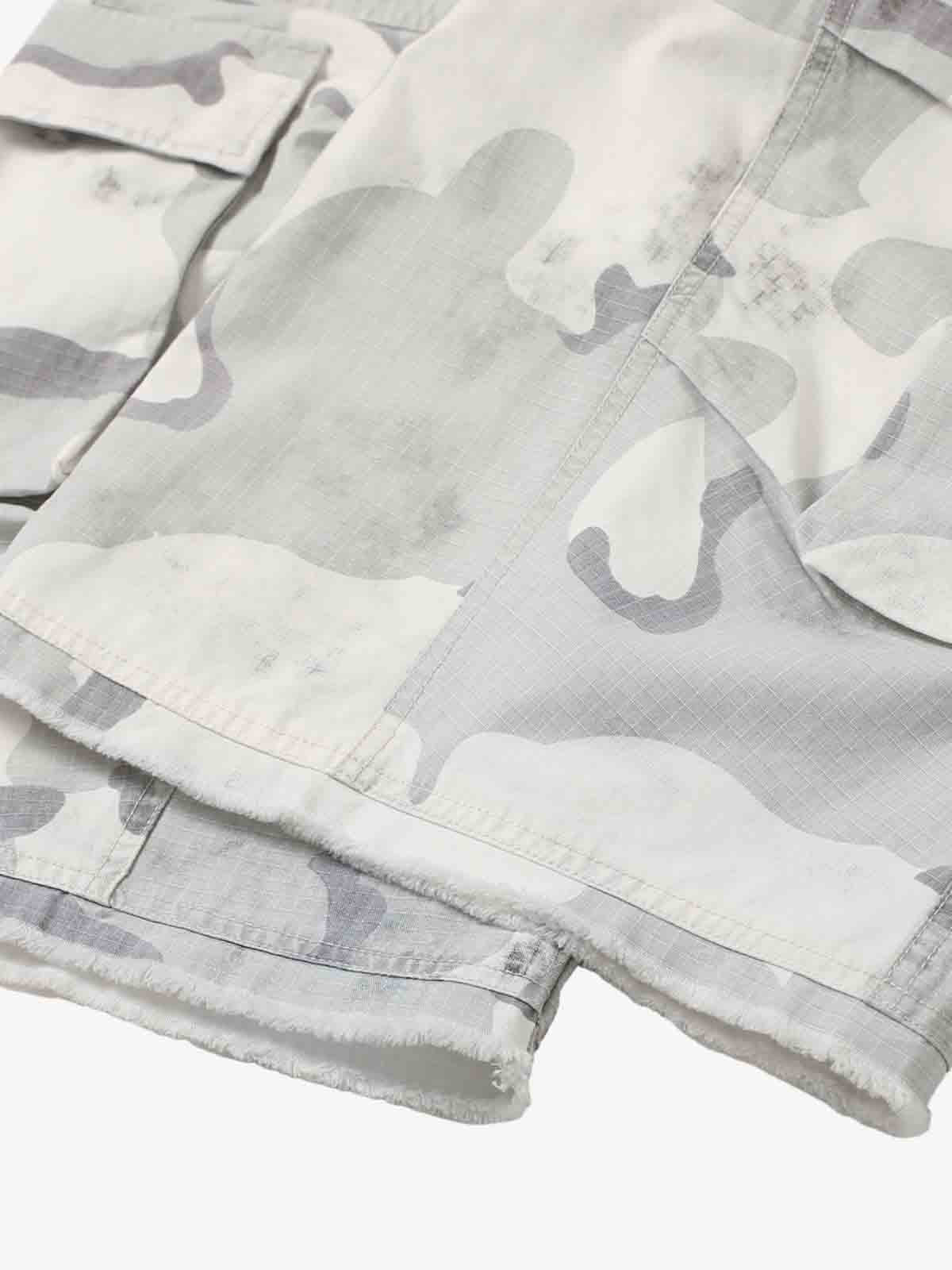 Camouflage Multi-Pocket Cargo Shorts 