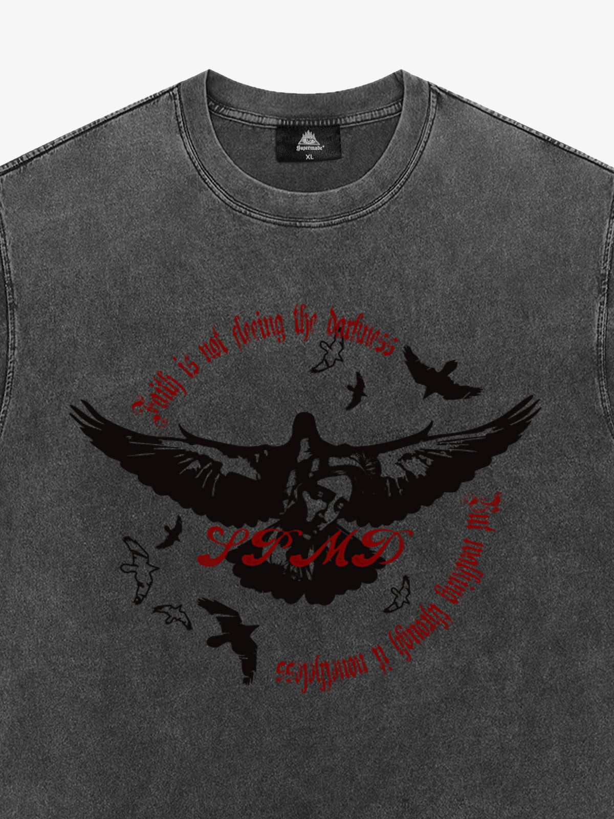 Original Vintage Washed Slogan Graphic T-Shirt 