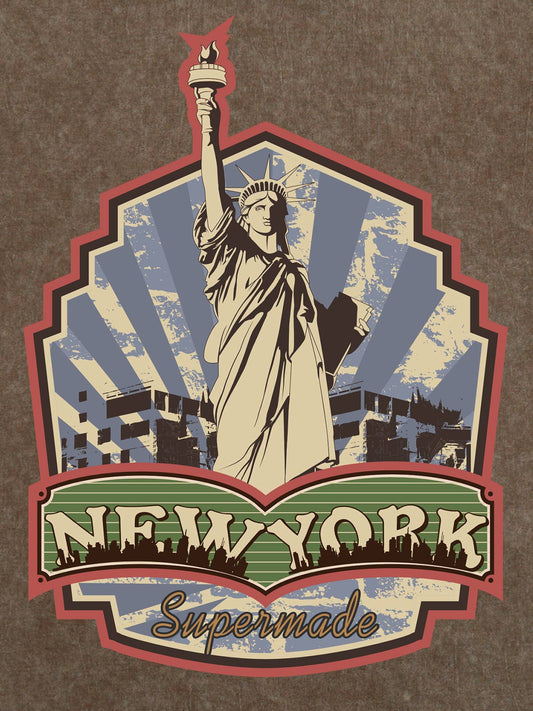 Orginal Street Statue of Liberty Independence Day T-shirt 