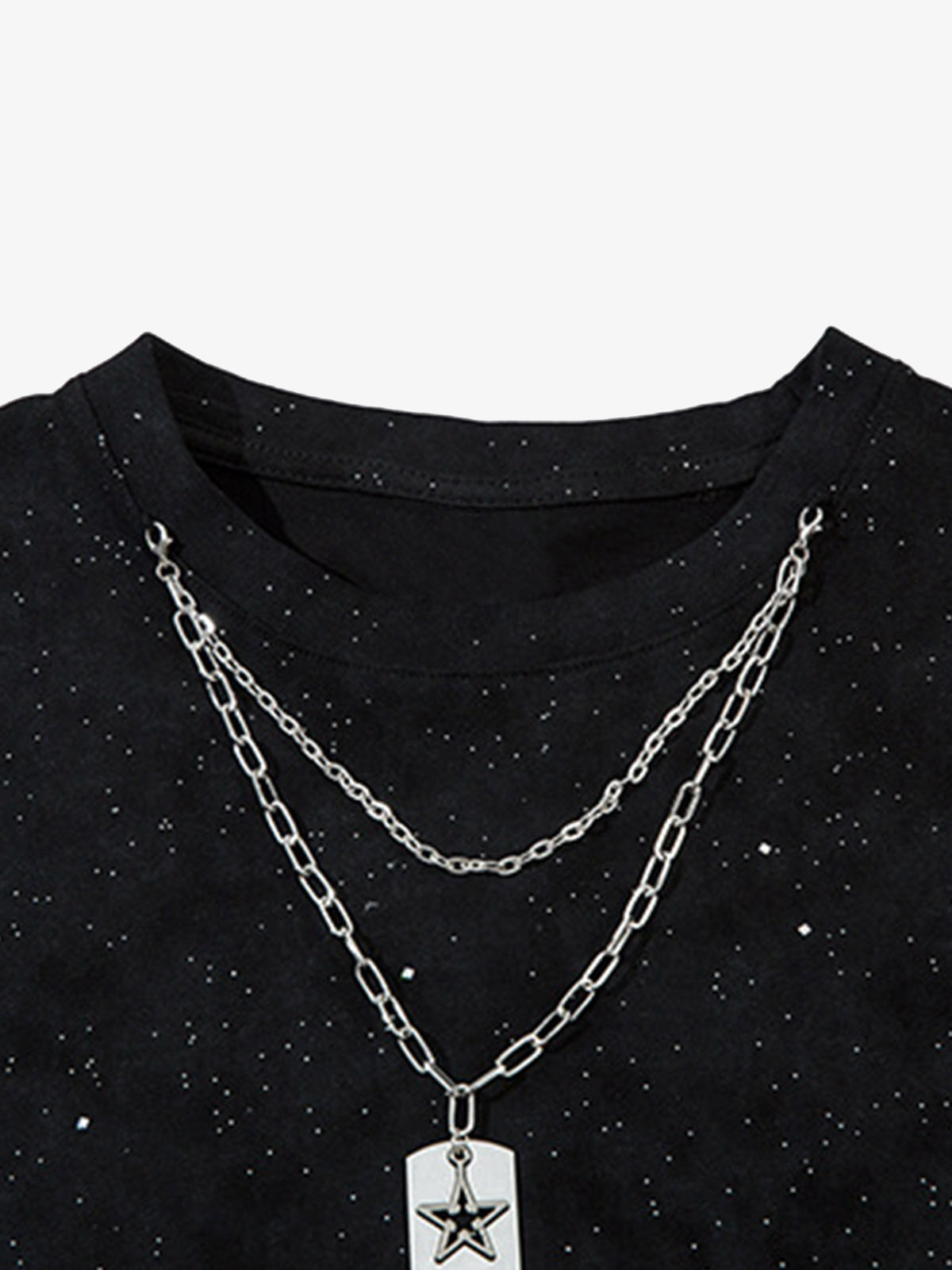 Street Chain Waistcoat Ripped Vest 