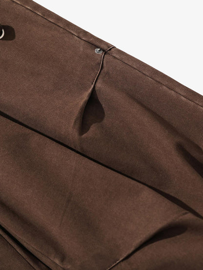 Retro Pleated Cleanfit Baggy Pants 