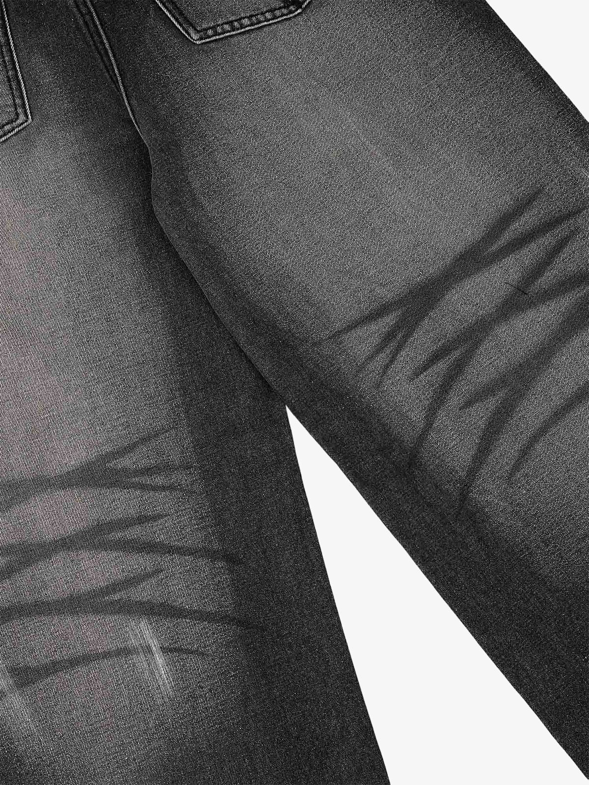 Thesupermade High Street Hip Hop Distressed Washed Jeans 