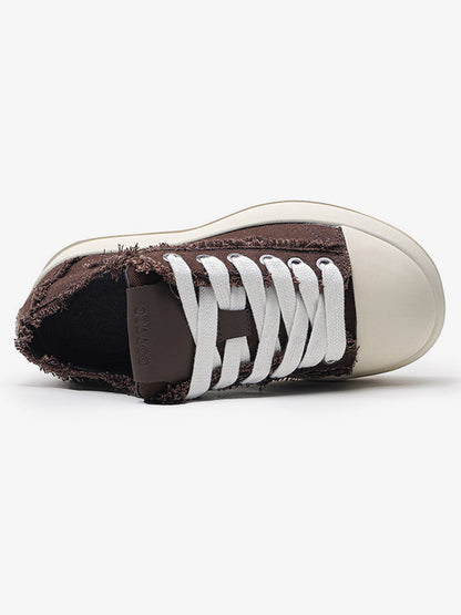 Street Beard Split Hole Sneakers 