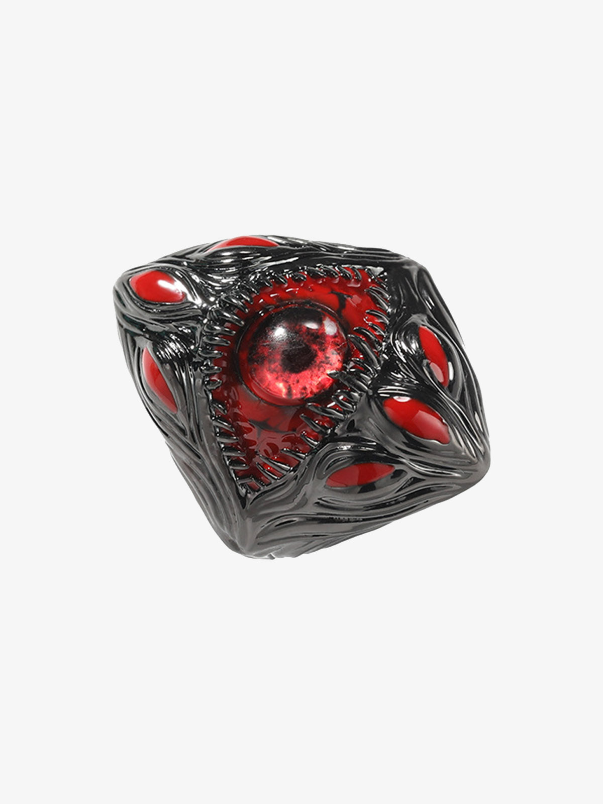 Dark Style Red Eye Copper Ring 