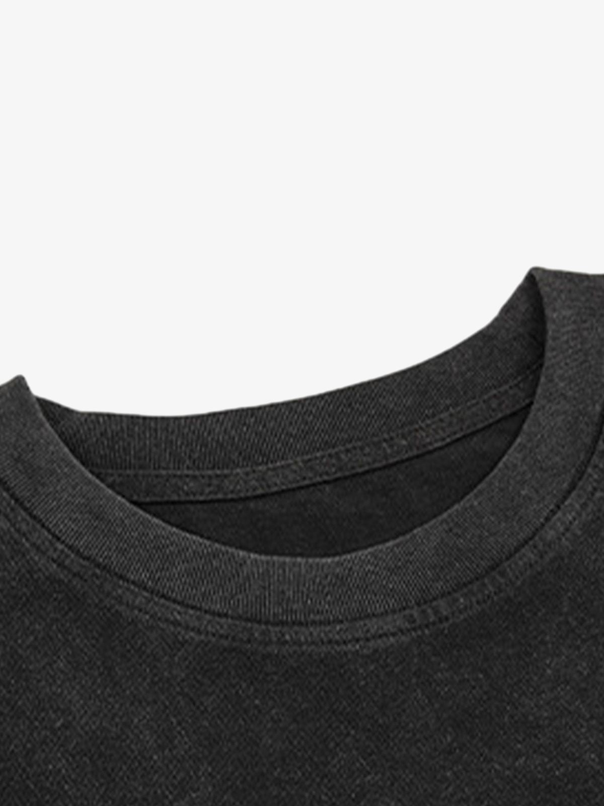 Protrait Graffiti Crew Neck T-Shirt 