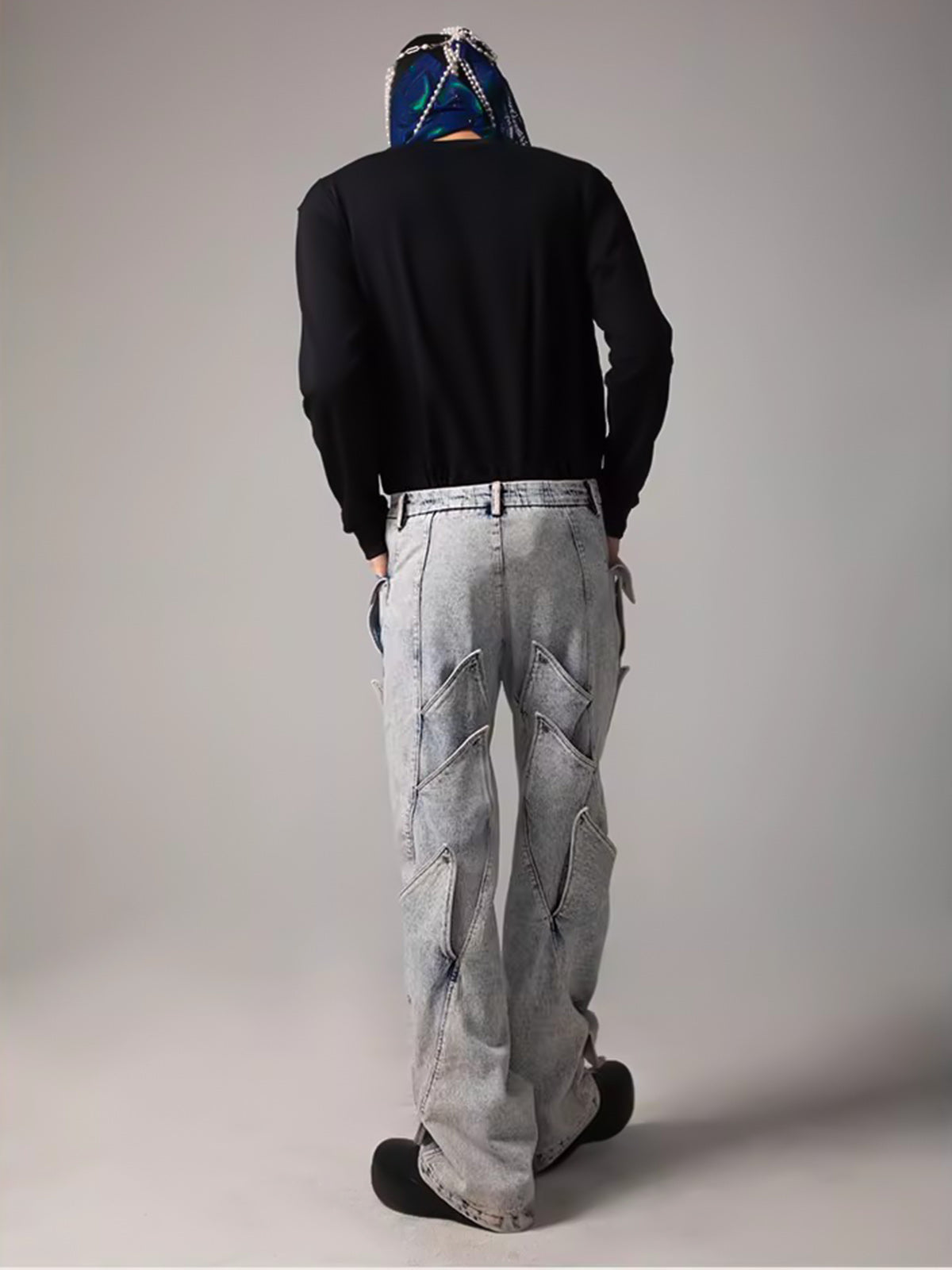 Thesupermade High Street Deconstructed Washed Jeans 