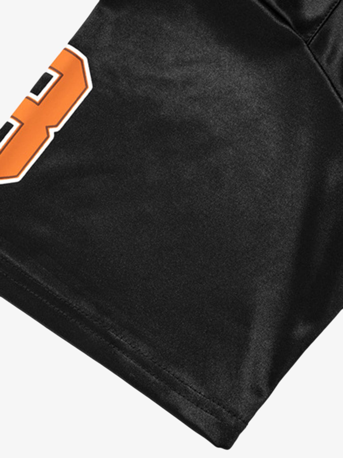Jersey Print Oversize V-Neck T-Shirt 